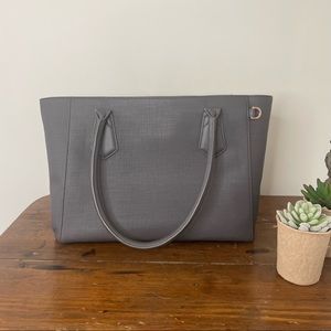 Dagne Dover Signature Tote in Graphite.